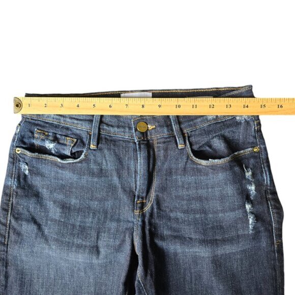 Frame Le Garcon Crop blue Casual Women's Denim Jeans in Size 25, - Picture 5 of 9